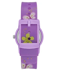 Armitron Kid's Quartz Playtime Purple Butterflies Watch, 30mm