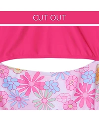 Barbie Little Girls One Piece Bathing Suit to