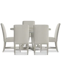 Cornelia 6-Pc. Dining Set (Round Table & 5 Side Chairs)