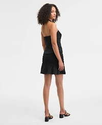 Bar Iii Womens Linen Halter Top Skirt Exclusively At Macys