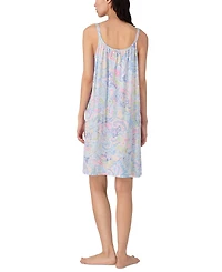Lauren Ralph Women's Double-Strap V-Neck Short Nightgown