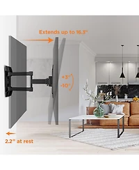 ProMounts Articulating/Full Motion Tv Wall Mount for TVs 26"-45" Up to 77 lbs