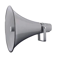 Pyle PHSP16 16" Indoor/Outdoor 80 Watt Pa Horn Speaker with 70-100V Transformer, Grey