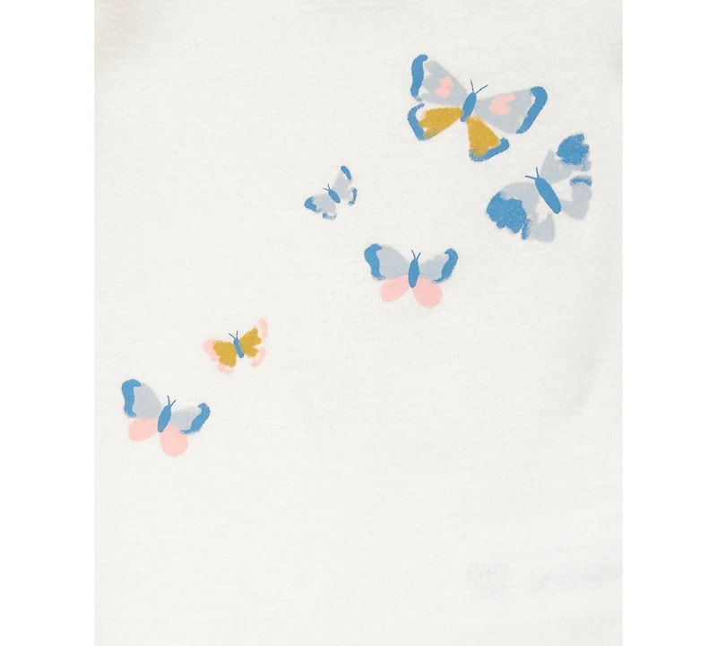 Carter's Baby Girls 3-Pc. Cotton Butterfly Little Character Set