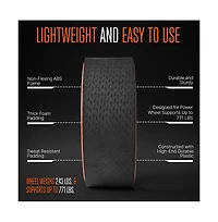 Squatz Yoga Wheel Back Stretcher – Sturdy & Comfortable Back Roller Wheel