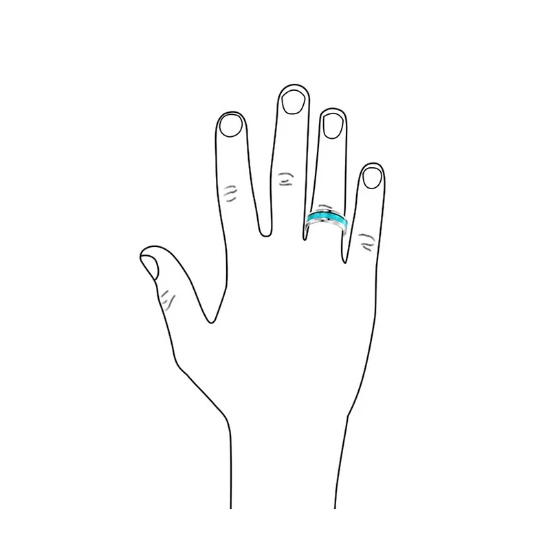 Bling Jewelry Geometric Pattern Carbon Fiber Inlay Couples Titanium Band Rings Comfort Fit 8MM