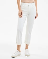 Style & Co Women's High Stretch Mid-Rise Girlfriend Jeans, Exclusively at Macy's