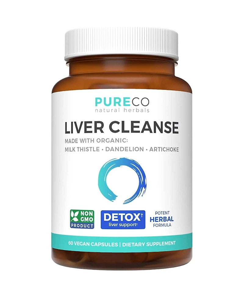Pure Co Liver Cleanse Capsules, 60 ct