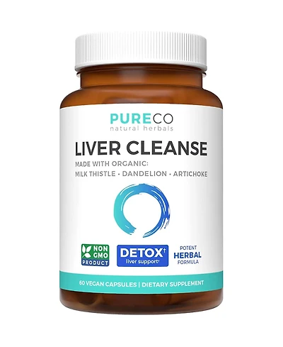 Pure Co Liver Cleanse Capsules, 60 ct