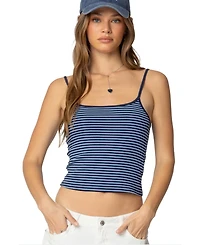 Edikted Women's Miller Striped Tank Top