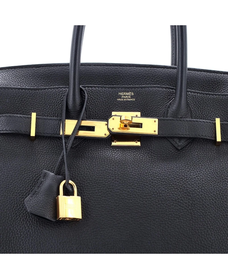 Pre-Owned Hermes Birkin Handbag Togo with Gold Hardware