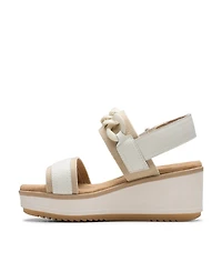 Clarks Collection Women's Wrenly Eve Wedge Sandals