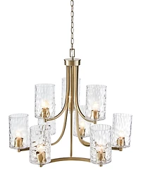 Hampton Hill 31.25" Opulentia 9-light Iron Chandelier