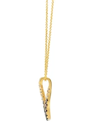 Le Vian Chocolate Ombre Diamond Teardrop Adjustable 20" Pendant Necklace (3/4 ct. t.w.) in 14k Gold
