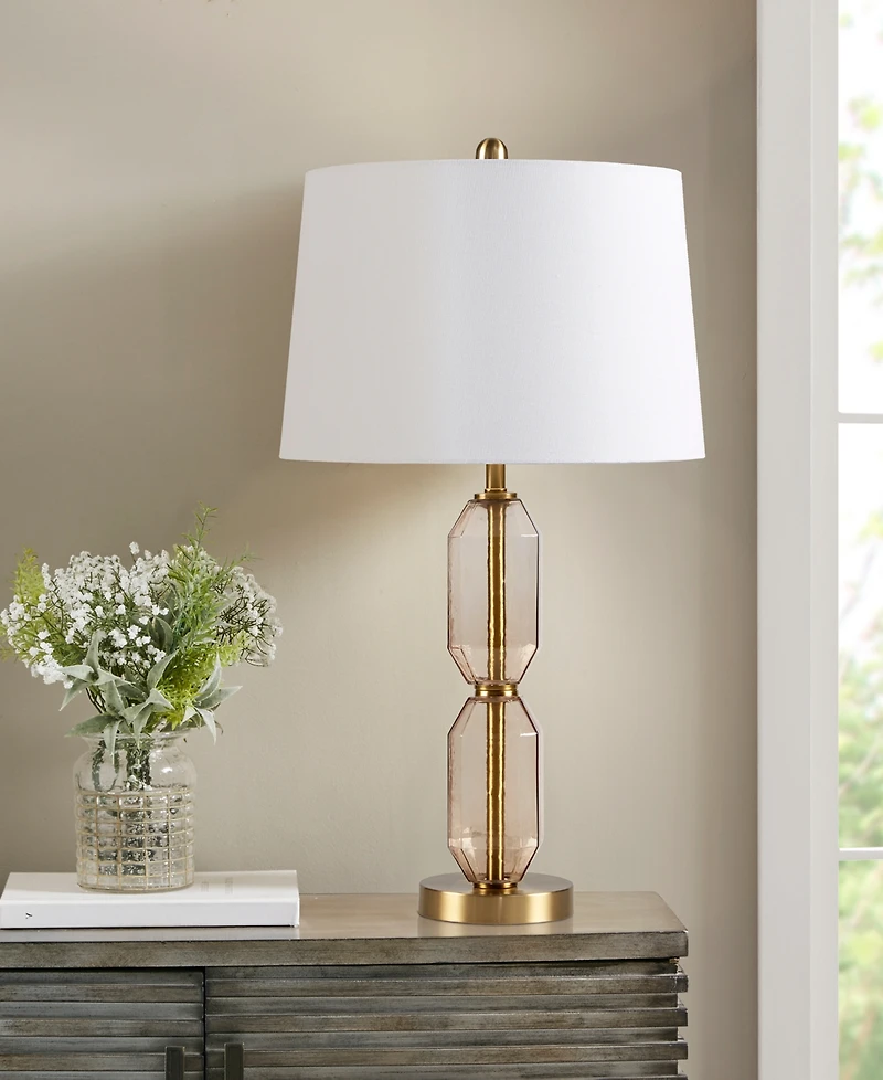 510 Design 26.5" Zirconia Faceted Glass Table Lamp
