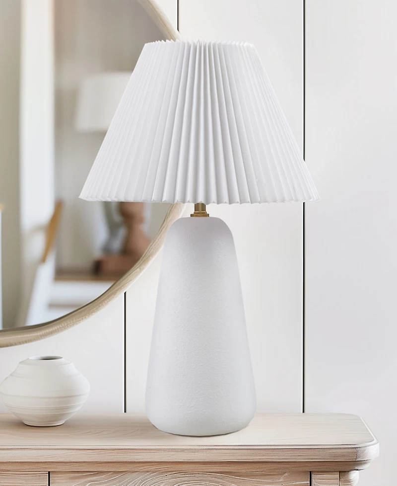 Ink+Ivy 21" Veluna Textured Ceramic Table Lamp