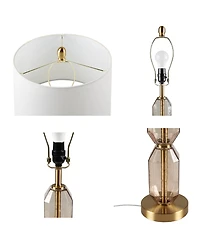 510 Design 26.5" Zirconia Faceted Glass Table Lamp