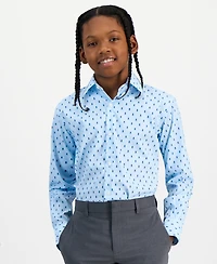 Michael Kors Big Boys Collared Classic Shirt
