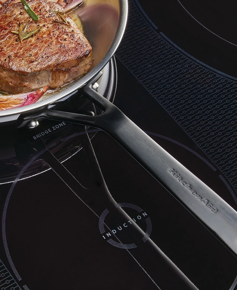 KitchenAid Stainless Steel 5-Ply Clad 10" Open Frypan