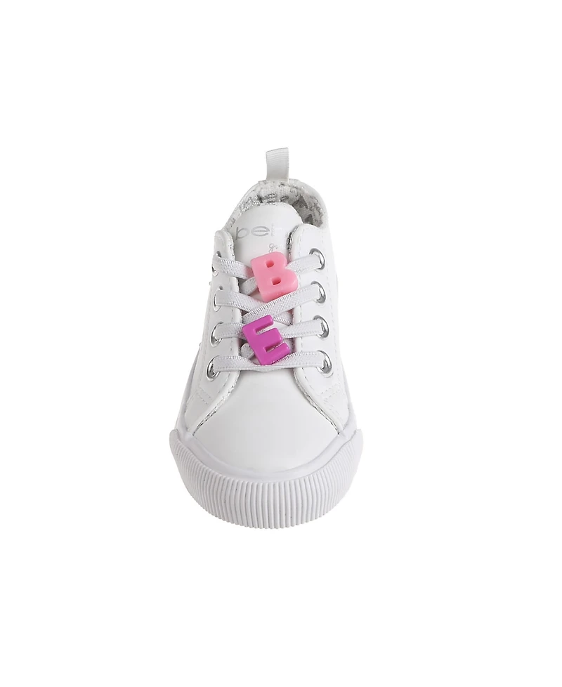 Bebe Toddler Girls Rhinestone Laces Sneakers