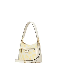 Kate Spade New York Hudson Spring Pansies Small Crossbody Bag