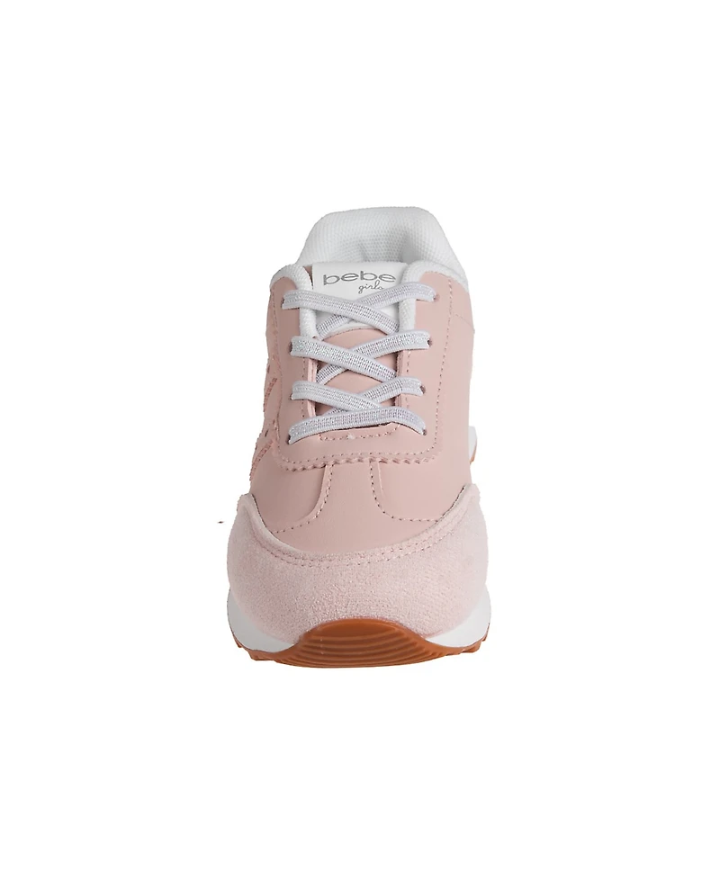 Bebe Toddler Girls Jogger with Rhinestones Shoe