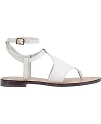 Marc Fisher Ltd Women's Lille Ankle Strap Flat Thong Sandals