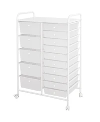 Seville Classics 15-Drawer Organizer Cart