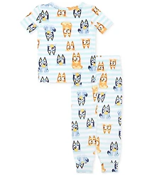 Bluey Toddler Boys Short-Sleeve Top & Pants Pajamas, 2 Piece Set