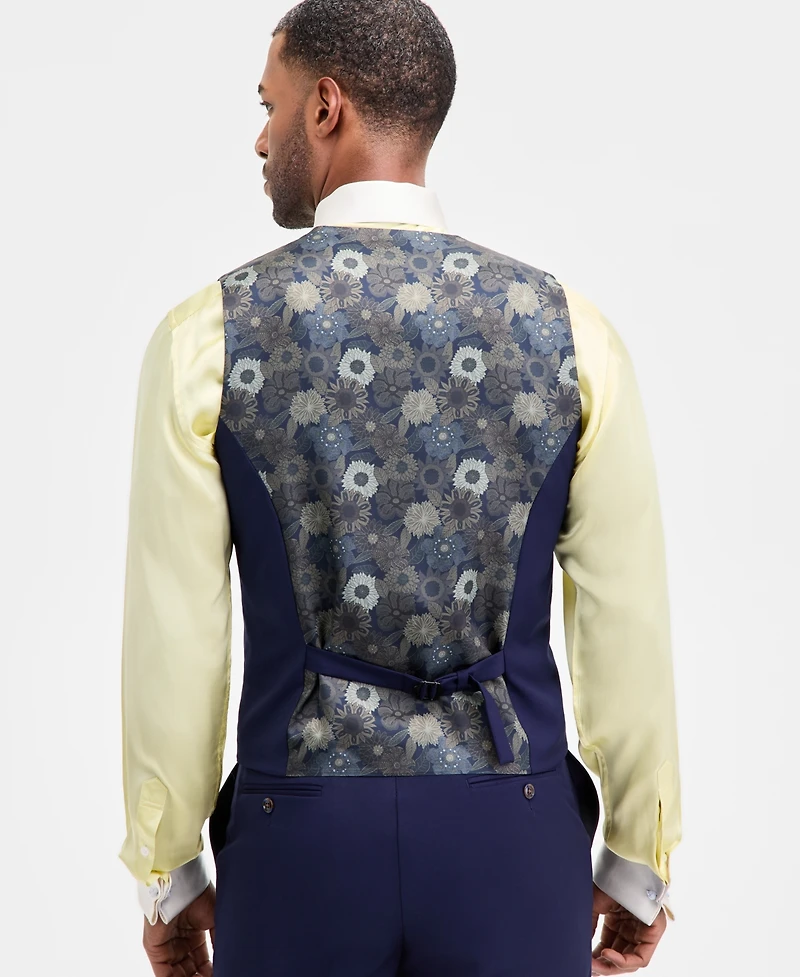 Tayion Collection Men's Classic-Fit Solid Suit Separate Vest