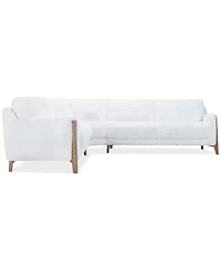 Briannie 3-Pc. Fabric L Sectional, Exclusively at Macy's