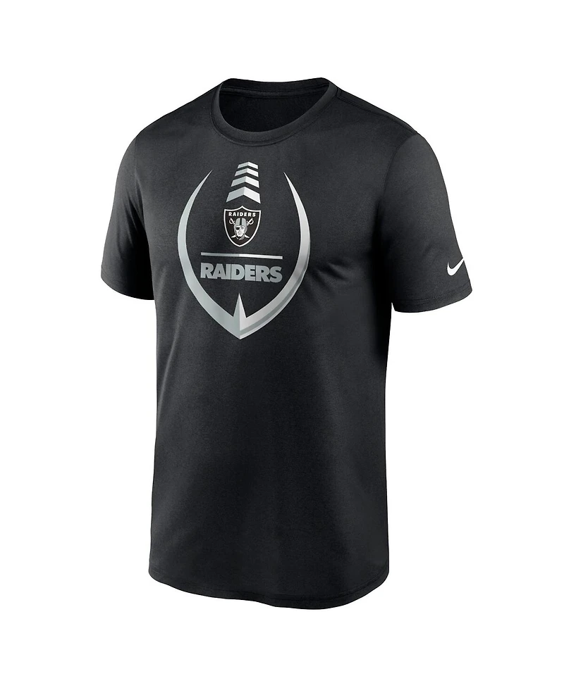 Nike Men's Black Las Vegas Raiders Icon Legend Performance T-Shirt
