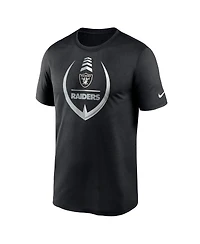 Nike Men's Black Las Vegas Raiders Icon Legend Performance T-Shirt