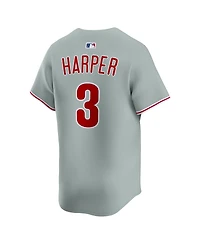 Nike Men's Bryce Harper Gray Philadelphia Phillies Alternate Limited Player Jersey