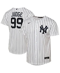 Nike Big Boys and Girls Aaron Judge White New York Yankees Home Replica Player Jersey