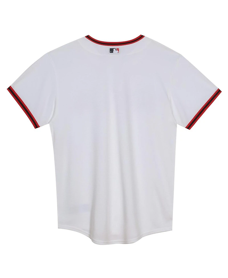 Nike Preschool White Cleveland Guardians Home Blank Replica Jersey