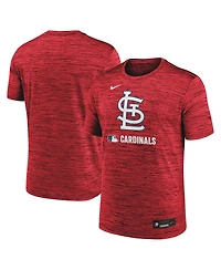 Nike Men's Red St. Louis Cardinals Authentic Collection Velocity Performance Practice T-Shirt