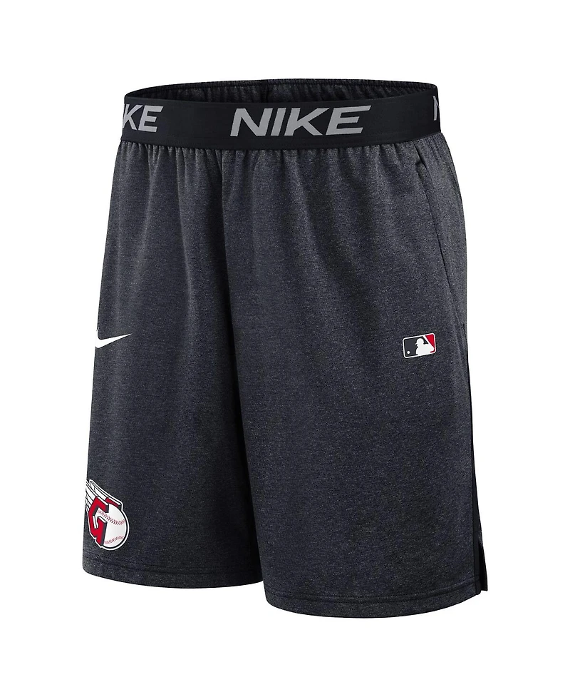 Nike Men's Navy Cleveland Guardians Authentic Collection Performance Knit Shorts