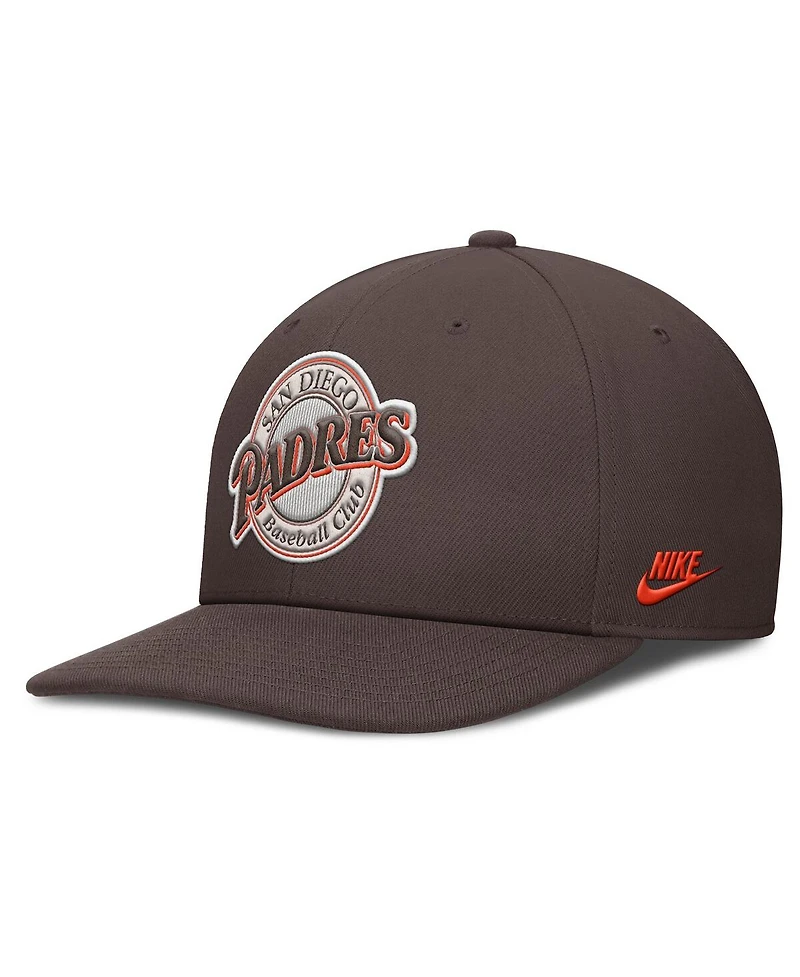 Nike Men's Brown San Diego Padres Pro Performance Snapback Hat