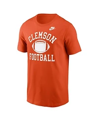 Nike Men's Orange Clemson Tigers Legacy Football Icon T-Shirt