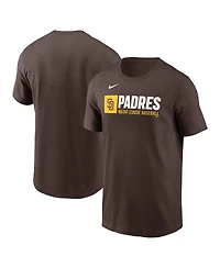 Nike Men's Brown San Diego Padres Team Block T-Shirt