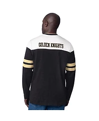 Starter Men's Black Vegas Golden Knights Blitz Durene Long Sleeve T-Shirt