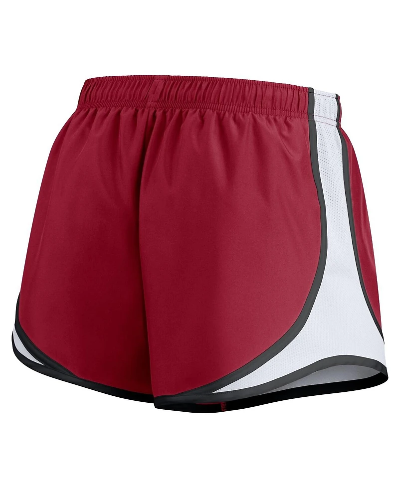 Nike Women's Crimson Oklahoma Sooners Spring Break Tempo Performance Shorts