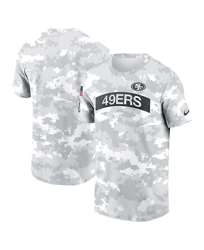 Nike Men's White San Francisco 49ers 2024 Salute To Service Big Tall Performance T-Shirt