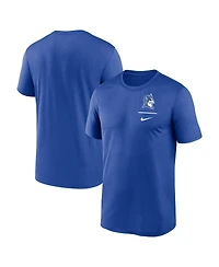 Nike Men's Royal Duke Blue Devils Alternate Logo Lockup Legend Performance T-Shirt