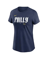 Nike Women's Bryce Harper Navy Philadelphia Phillies 2024 City Connect Fuse Player Name Number T-Shirt
