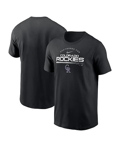 Nike Men's Black Colorado Rockies Team Engineered Performance T-Shirt