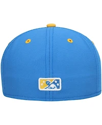 Men's New Era Royal Myrtle Beach Pelicans Authentic Collection Team Alternate 59Fifty Fitted Hat
