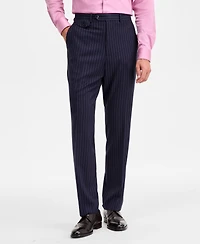 Tayion Collection Men's Classic-Fit Pinstripe Suit Separate Pants