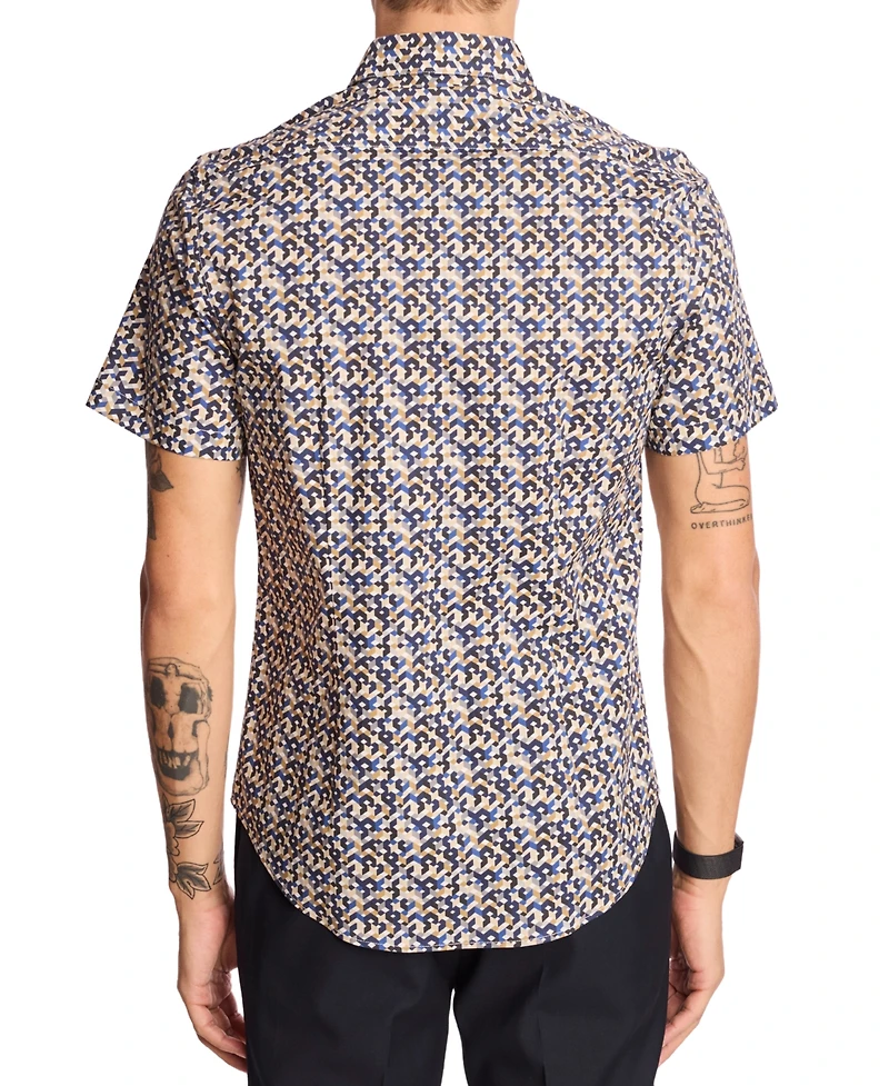 Paisley & Gray Men's Sawyer Geometric Shirt